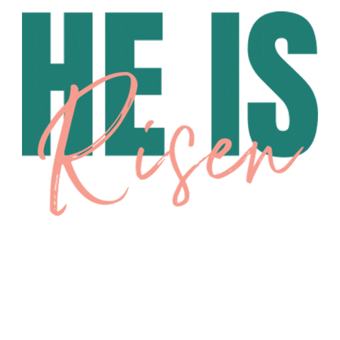 he is risen easter Sticker by BridgePoint Church