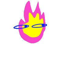hhhaaammm fire pop lit mudamudi Sticker