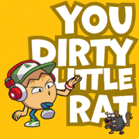 Go Away Eww GIF by bad egg co