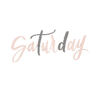 Saturday Sticker by villabeautifful