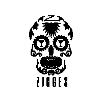 Cocktail Sugar Skull Sticker by Zigges garage