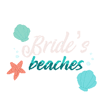 Beach Wedding Sticker by Lauren Fox