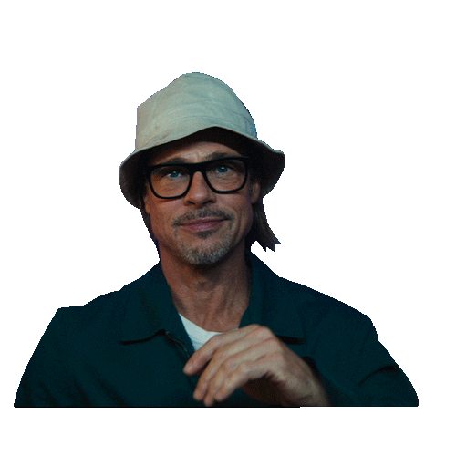 Brad Pitt Ugh Sticker by Bullet Train