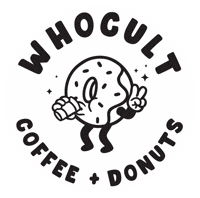 Whocult coffee donut donuts bridgend Sticker