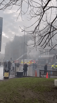 Crews Respond as 'Edinburgh Icon Up in Flames'