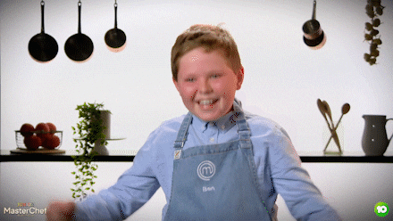 Happy Cheering GIF by Junior MasterChef Australia