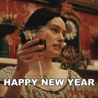 Happy New Year Cheers GIF by Ebenezer Movie