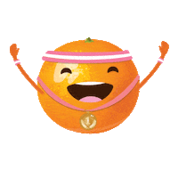 DarlingCitrus pink orange race lemon Sticker