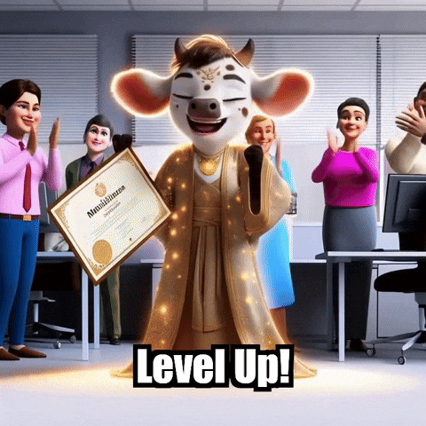 Level Up Success GIF by Moosiahzen