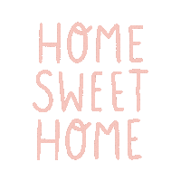 Home Sweet Home Pink Sticker