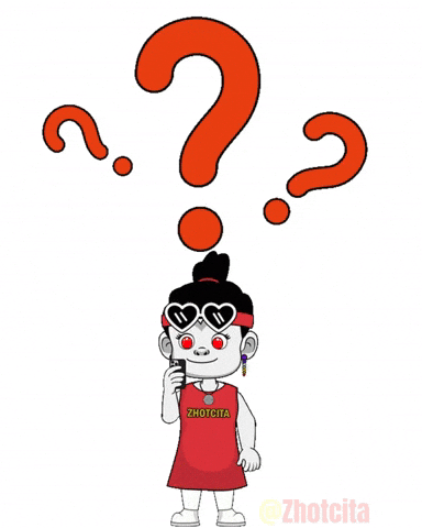 Thinking Pregunta GIF by Zhotcita