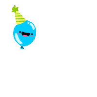 Balloon Hello Sticker by joliandgift