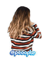 long hair smile Sticker by Peoople