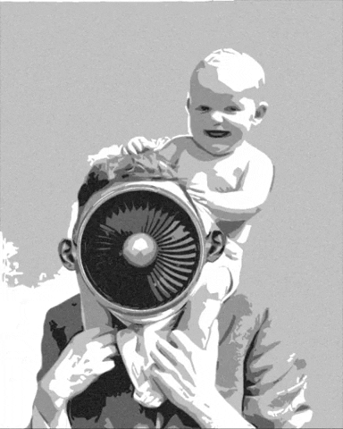 Father And Son Baby GIF by Alex Boya