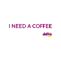Coffee Necesito Sticker by Delikia
