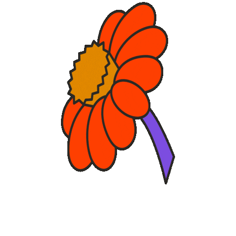 maevechocolate giphygifmaker peanut butter maeve orange flower Sticker