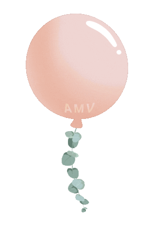Celebrating Sticker by amv event and balloon curation