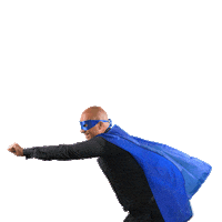 Superman Patrick Sticker by DKM Solutions