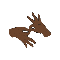 probonoasl interpreter pbasl black interpreter Sticker