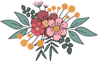 Flower Wedding Sticker by zartmintdesign