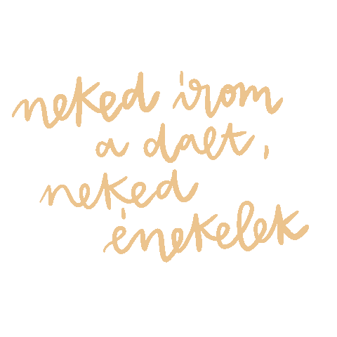 Neked Irom A Dalt Dalszoveg Sticker