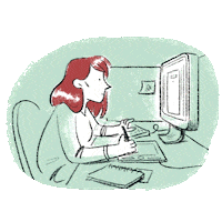 Audreynalley coffee work tired office Sticker