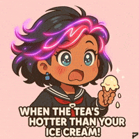 Hold Up Spill The Tea GIF by Persona