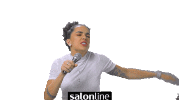 girl singing Sticker by Salon Line