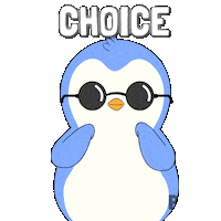 Choose Red Pill Sticker by Pudgy Penguins