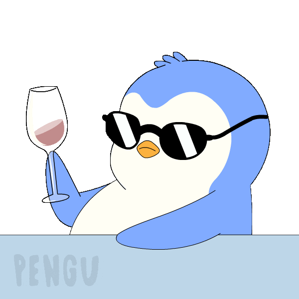 Italian Wine Sticker by Pudgy Penguins