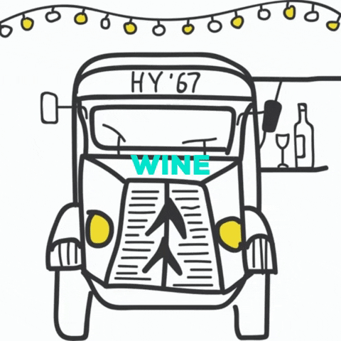 hysixtyseven_winetruck wine foodtruck time for wine winetruck GIF