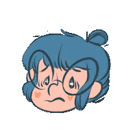 Sad Misspaty Sticker