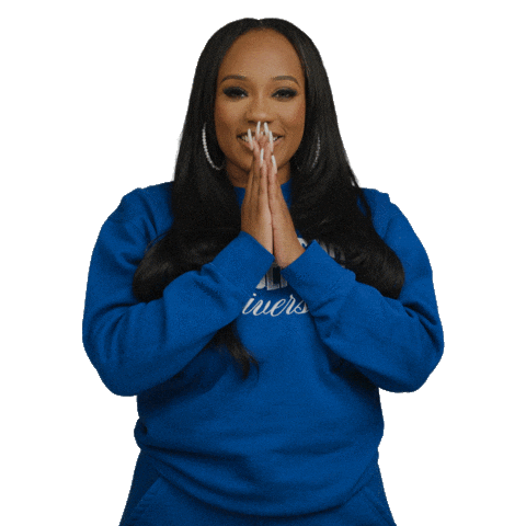 BLUEPRINTUNIVERSITY girl blue woman surprise Sticker