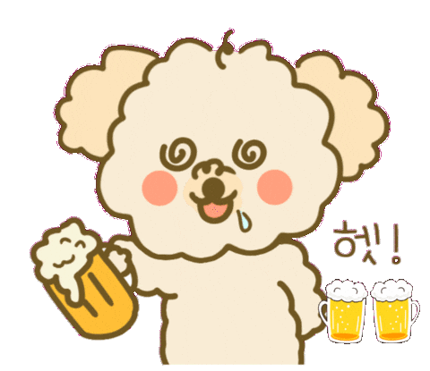 푸들 Sticker