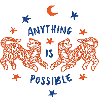 Anything Is Possible Sticker by BLAKE SEVEN