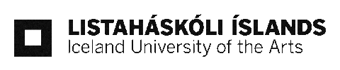 listahaskolinn giphyupload logo lhi listahaskolinn Sticker