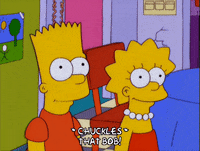 happy bart simpson GIF