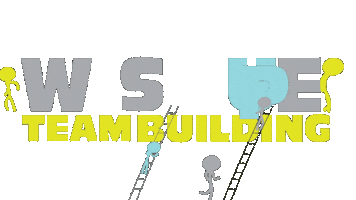 WiseUpTeambuilding happy logo celebration hello Sticker