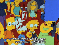 Season 3 Foam Finger GIF by The Simpsons