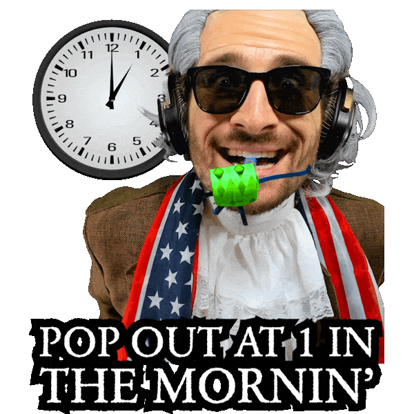 Late Night 1Am Sticker