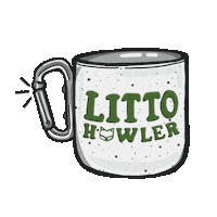 littohowler camping litto littohowler littofam Sticker