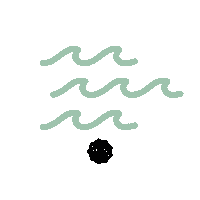 Water Beach Sticker by GLOSSYBOX
