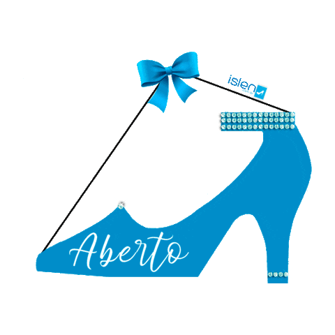 islencalcados giphyupload blue shoes open Sticker