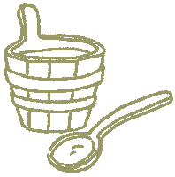 VabaliSpa wellness spa bucket sauna Sticker