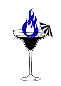 hurrahch design fire branding interior Sticker