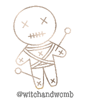 Witchcraft Voodoo Sticker by Witch and Womb