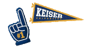 KeiserLAC 1 university number seahawks Sticker