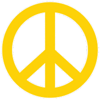 Peace Azul Sticker