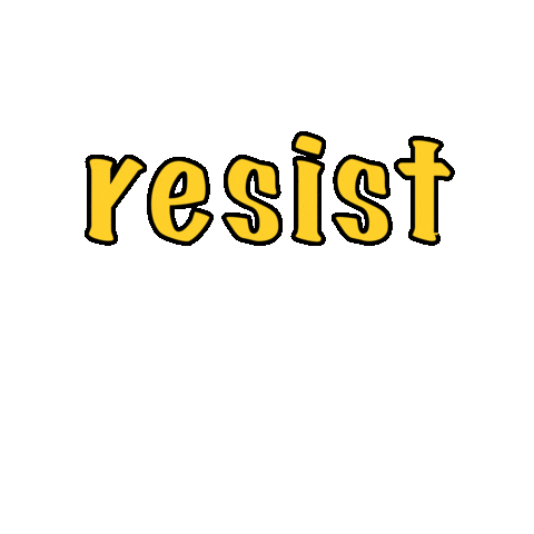 Resist Rise Up Sticker