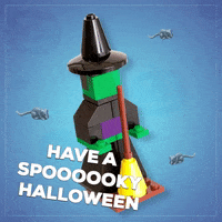 halloween witch GIF by LEGO